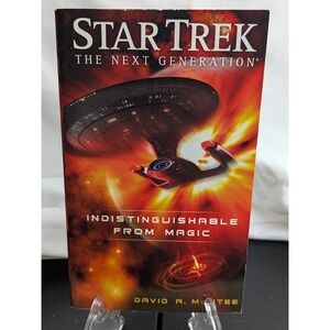 Star Trek TNG Book Indistinguishable From Magic David A. McIntee Paperback